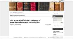 Desktop Screenshot of pagepressjournals.org